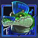 Man vs Gator Blue Croc
